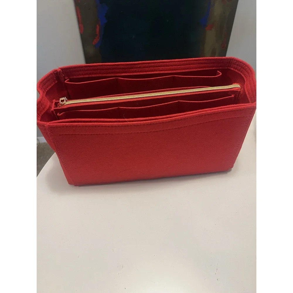 OhMyStyle Bag Organizer Red Zipper Pouch